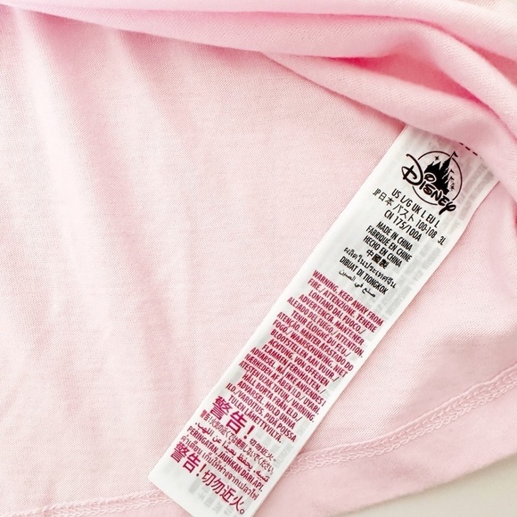 Disney Aurora Sleeping Beauty Long Sleeve Pink Shirt  Size Large - Picture 7 of 9